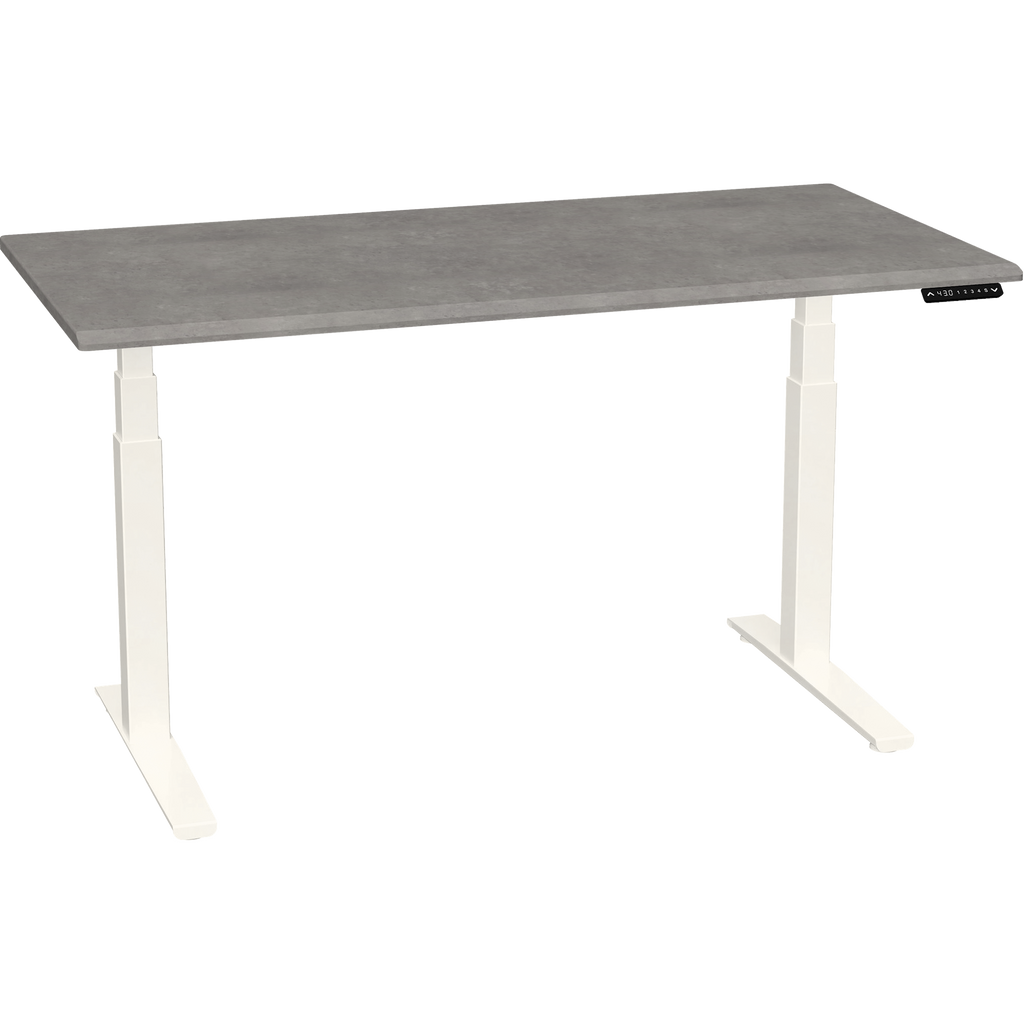 Bureau haut de gamme SmartMoves de 60 po et base réglable en hauteur