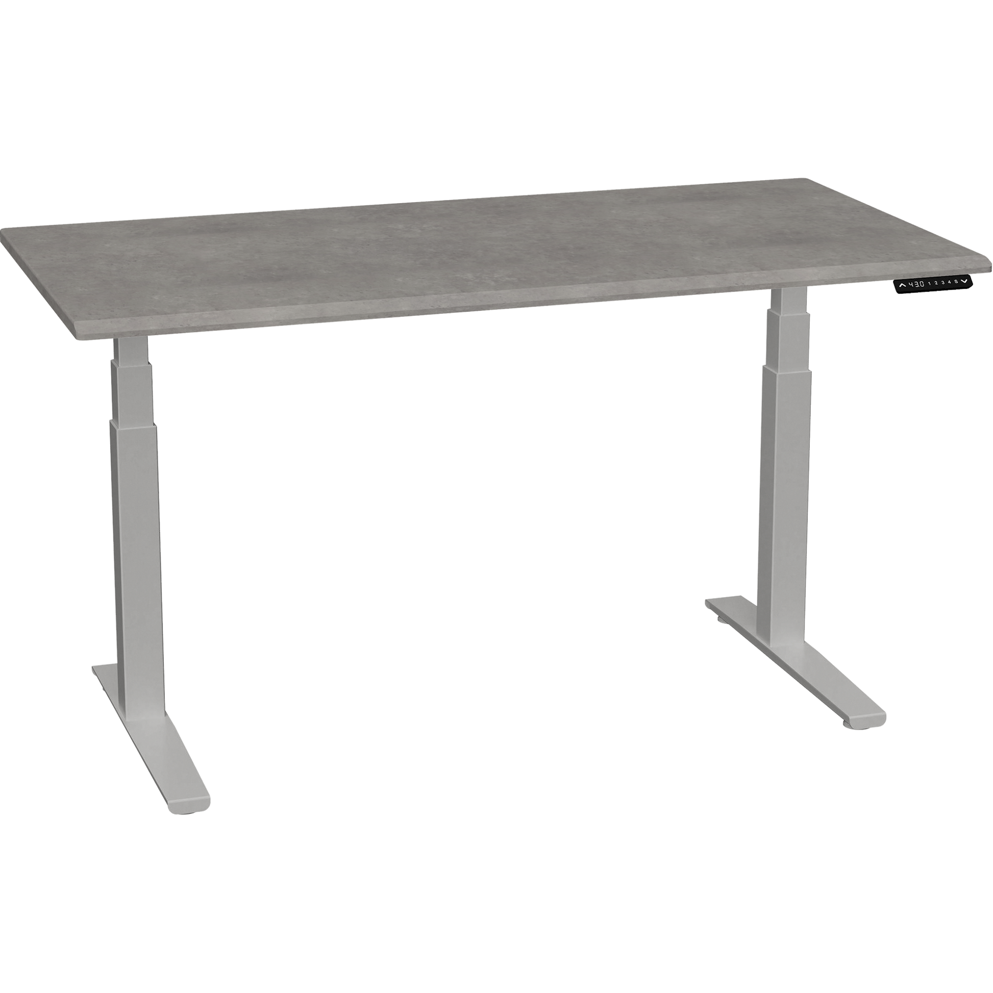 Bureau haut de gamme SmartMoves de 60 po et base réglable en hauteur