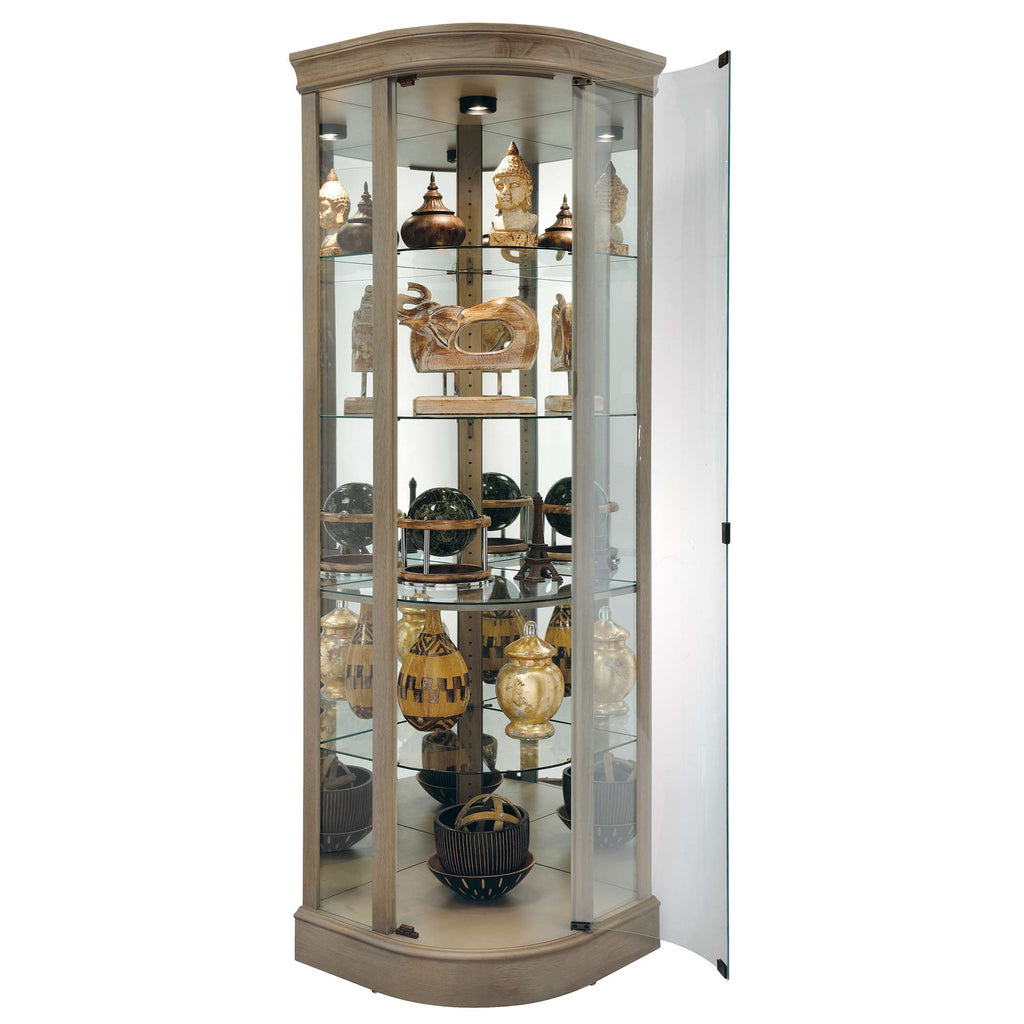 Marlowe V Corner Curio Cabinet