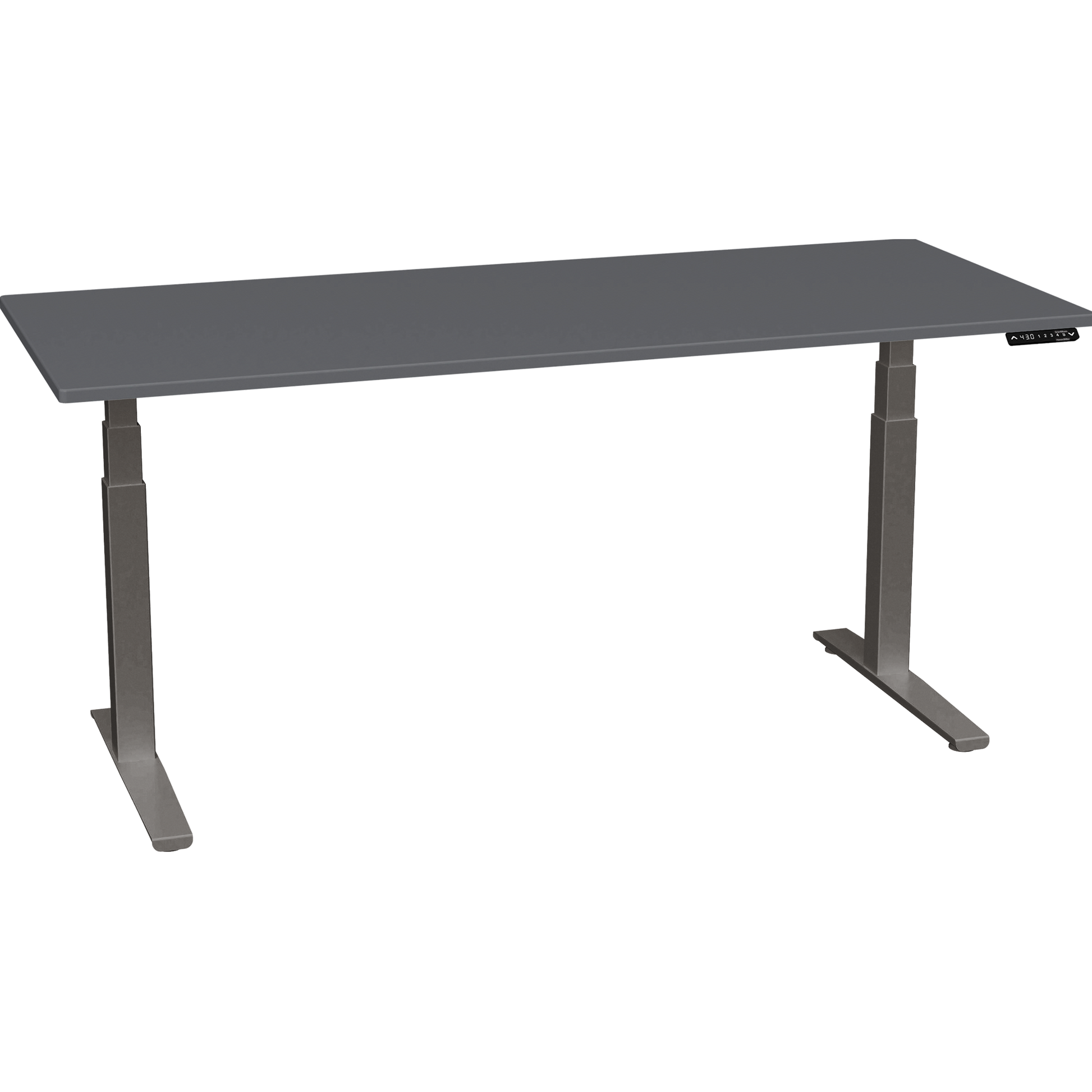 Bureau haut de gamme SmartMoves de 72 po et base réglable en hauteur