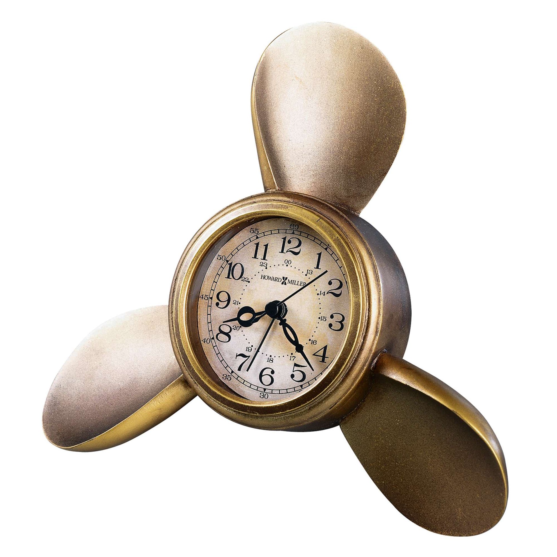 Horloge de table à alarme à hélice
