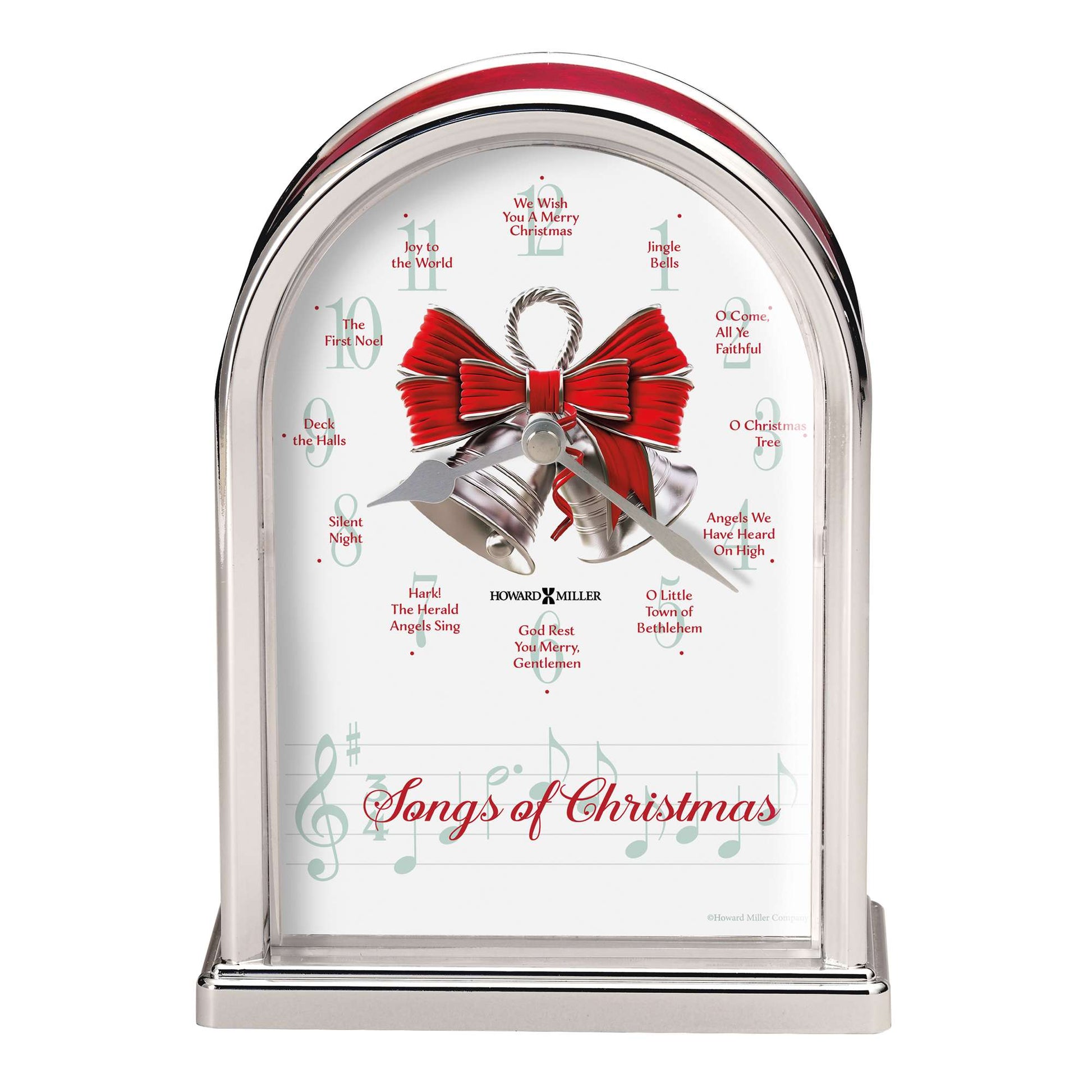 Horloge de table Chants de Noël