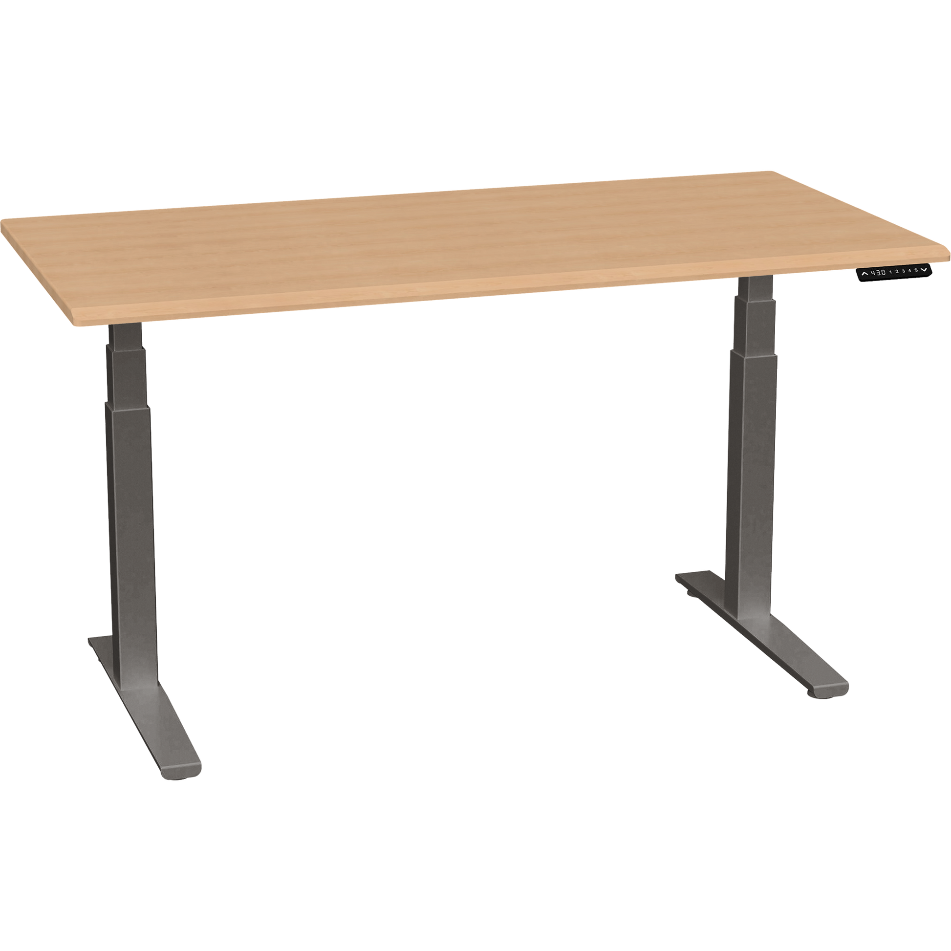 Bureau haut de gamme SmartMoves de 60 po et base réglable en hauteur