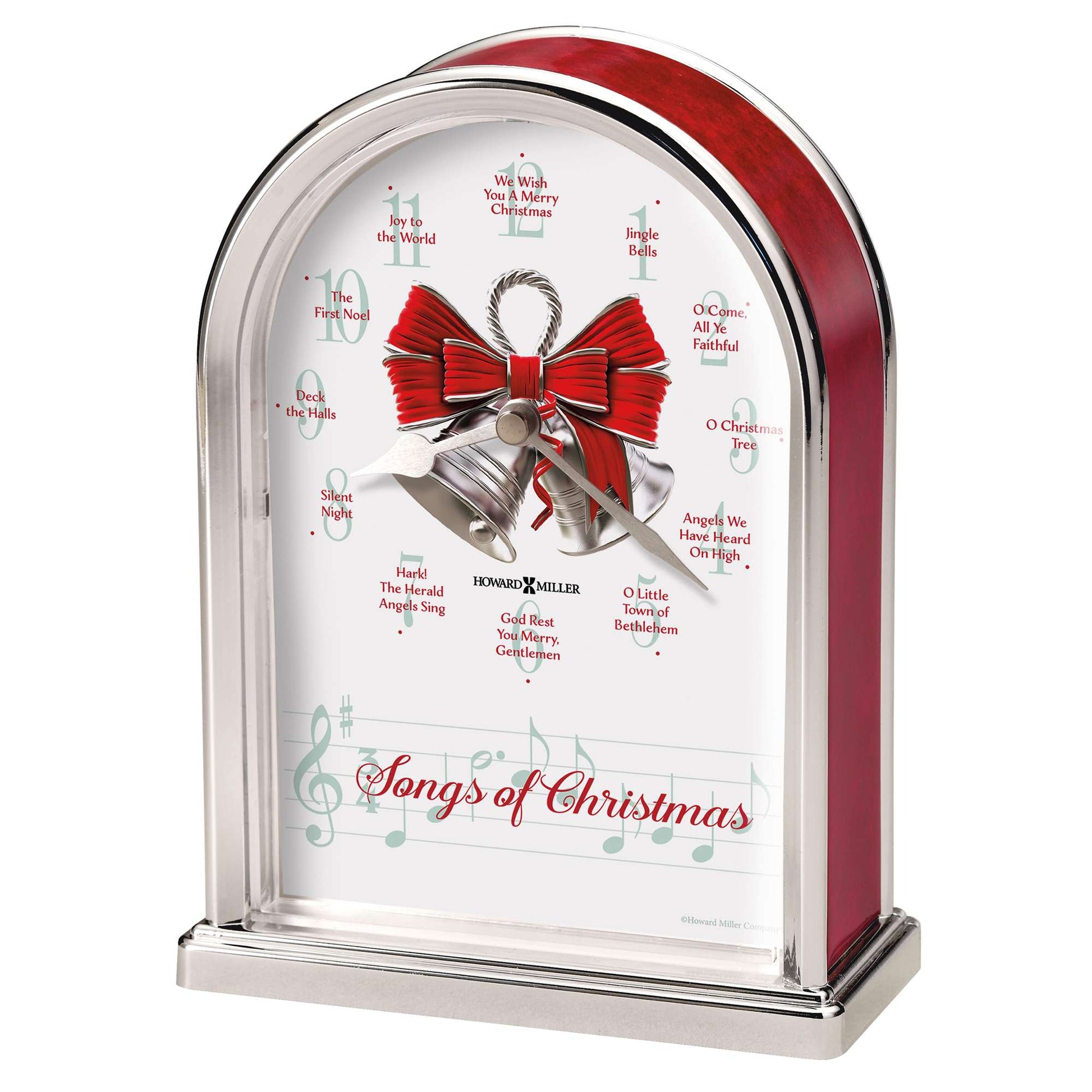 Horloge de table Chants de Noël