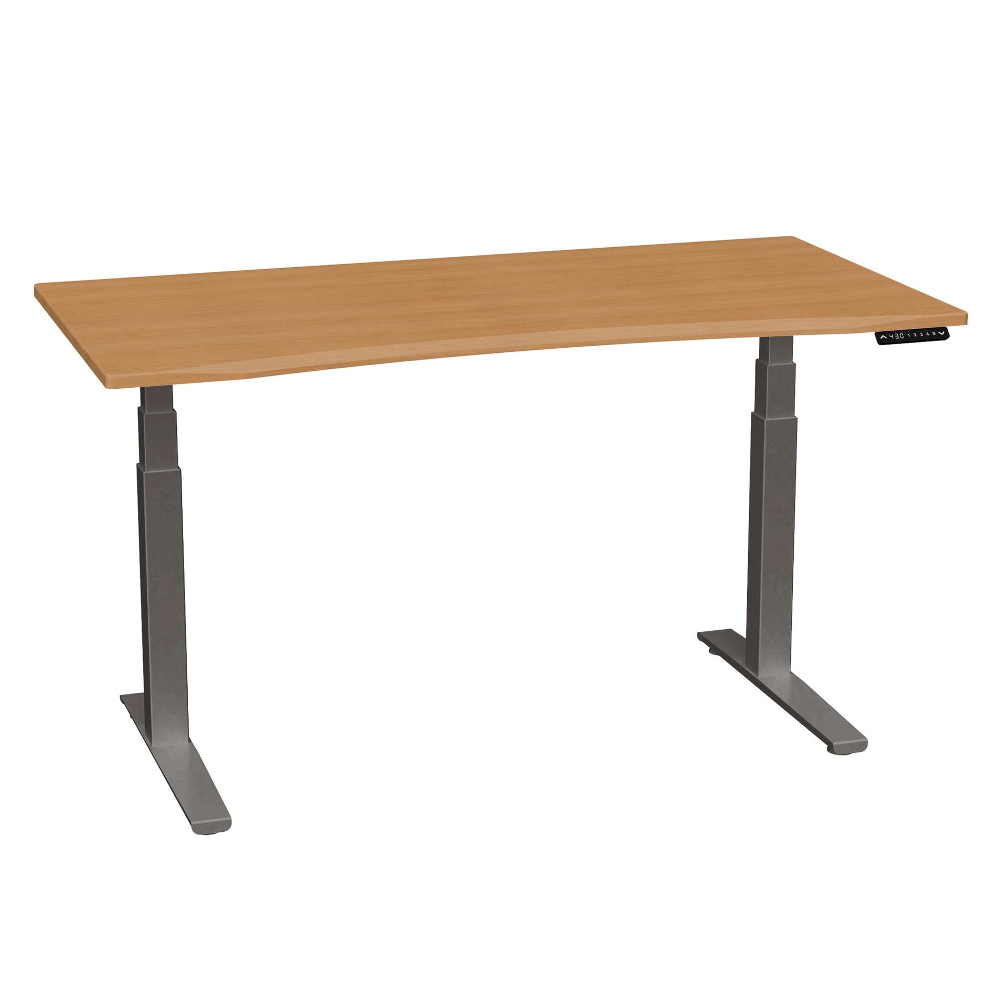 Bureau haut de gamme SmartMoves de 60 po et base réglable en hauteur