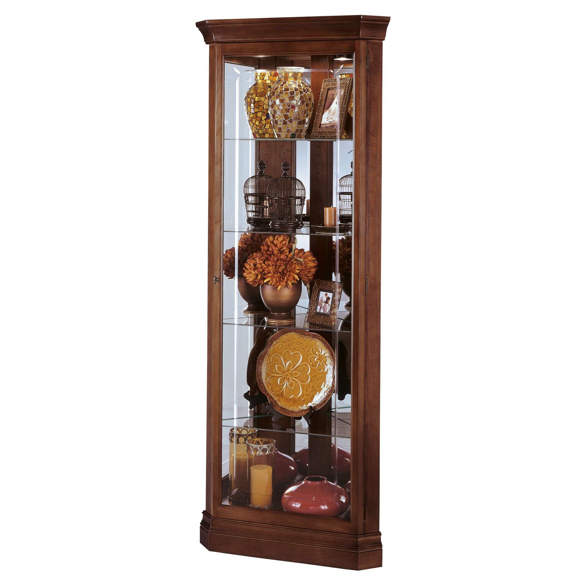 Armoire à curiosités d'angle Lynwood