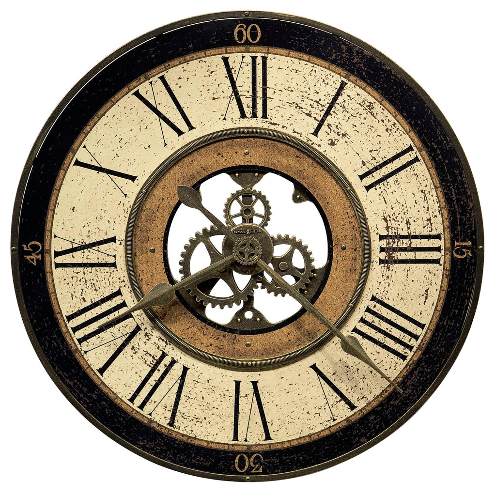 Horloge murale en laiton