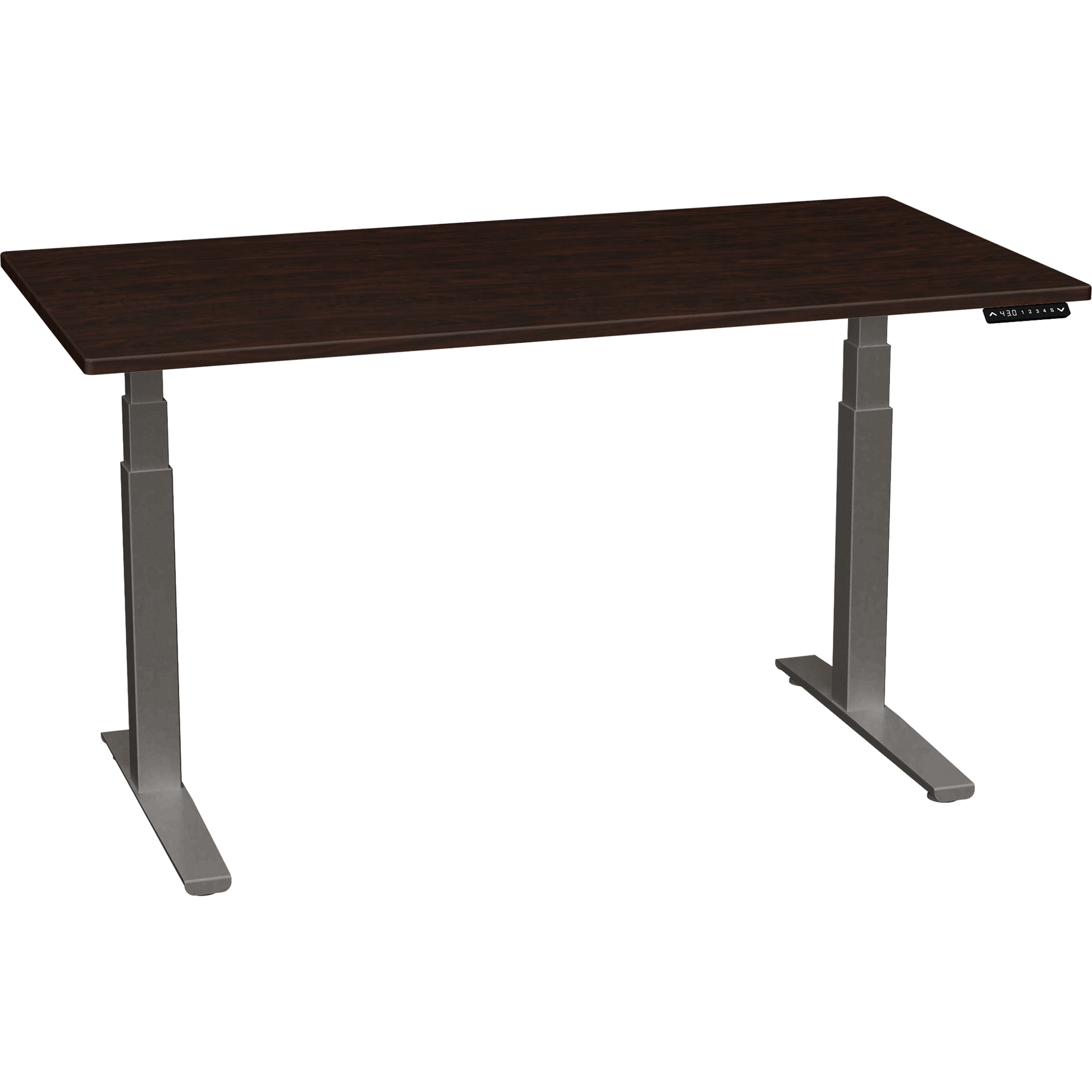 Bureau haut de gamme SmartMoves de 60 po et base réglable en hauteur