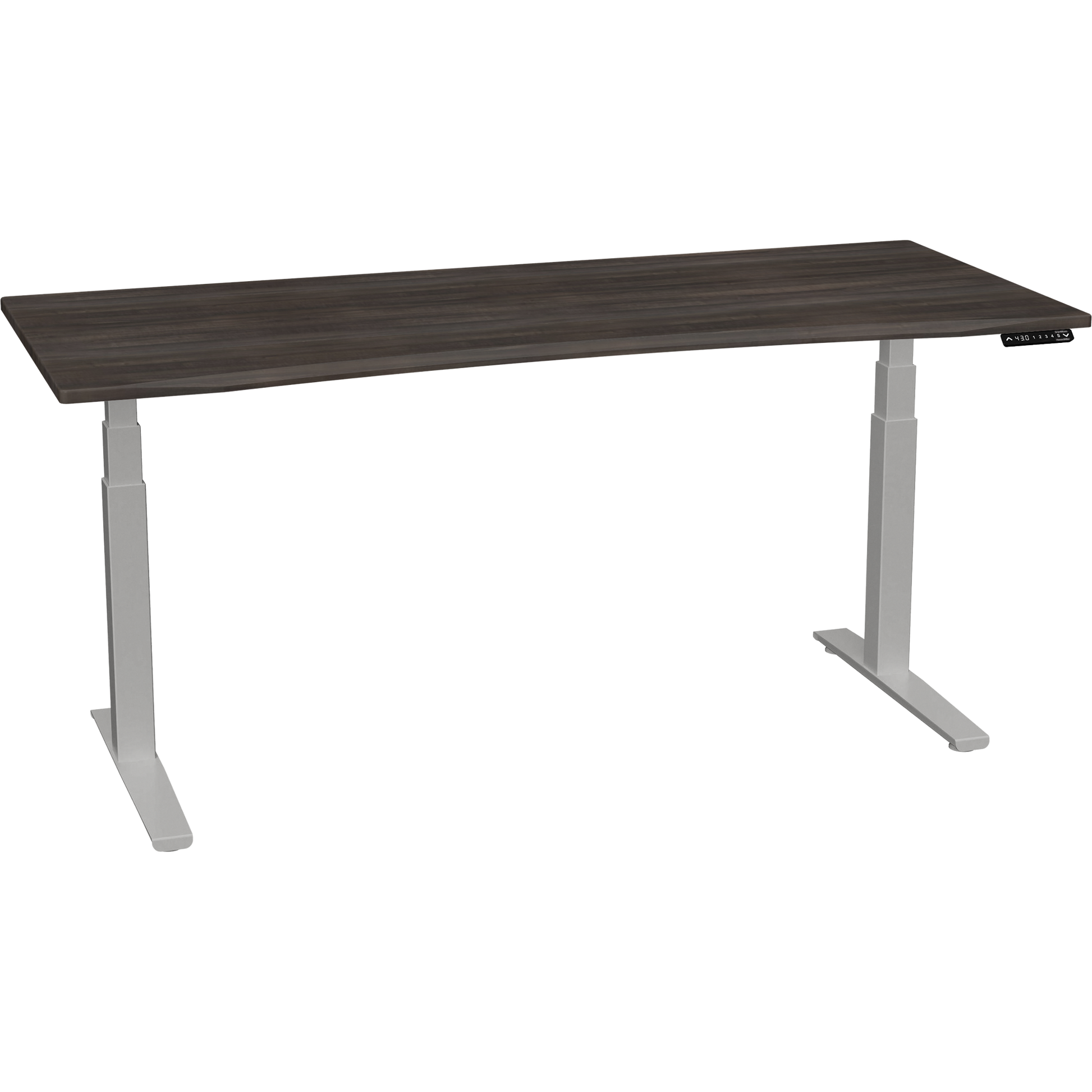 Bureau haut de gamme SmartMoves de 72 po et base réglable en hauteur