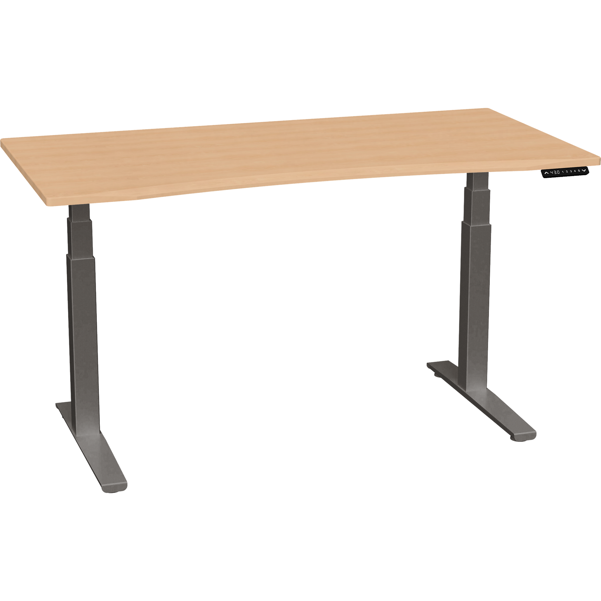 Bureau haut de gamme SmartMoves de 60 po et base réglable en hauteur