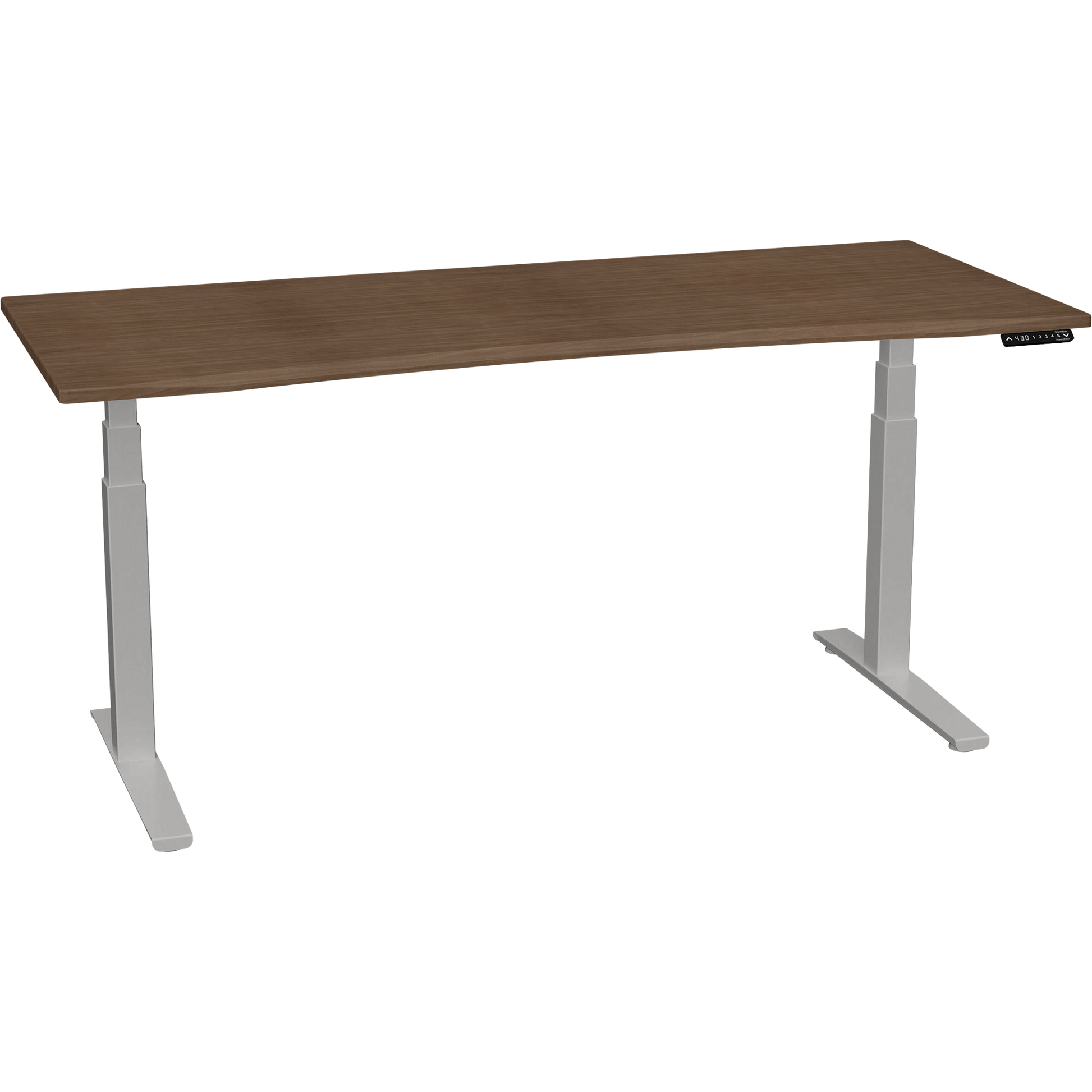 Bureau haut de gamme SmartMoves de 72 po et base réglable en hauteur