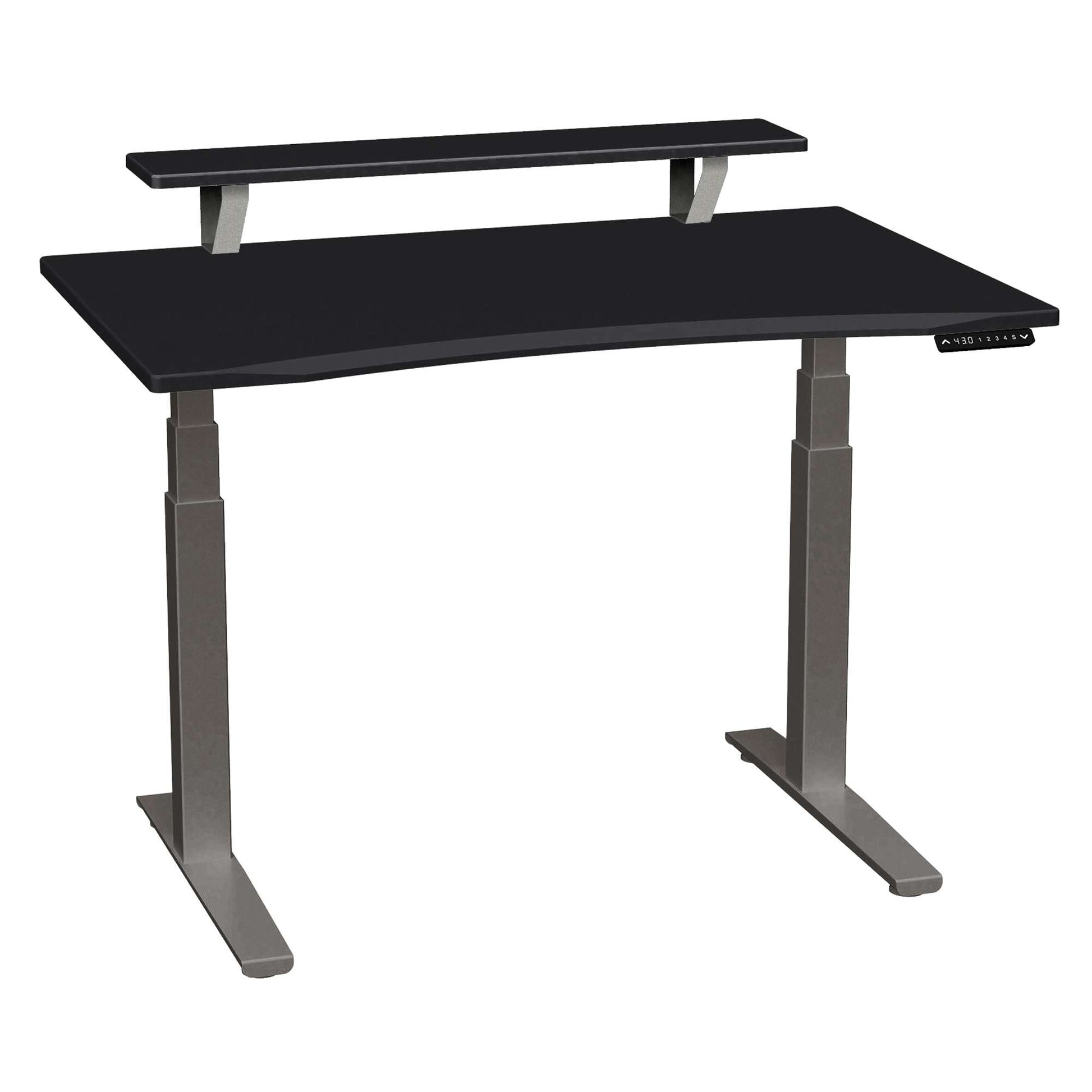 SmartMoves 48 in. Desk w/ Elevated Shelf and Adjustable Height Base