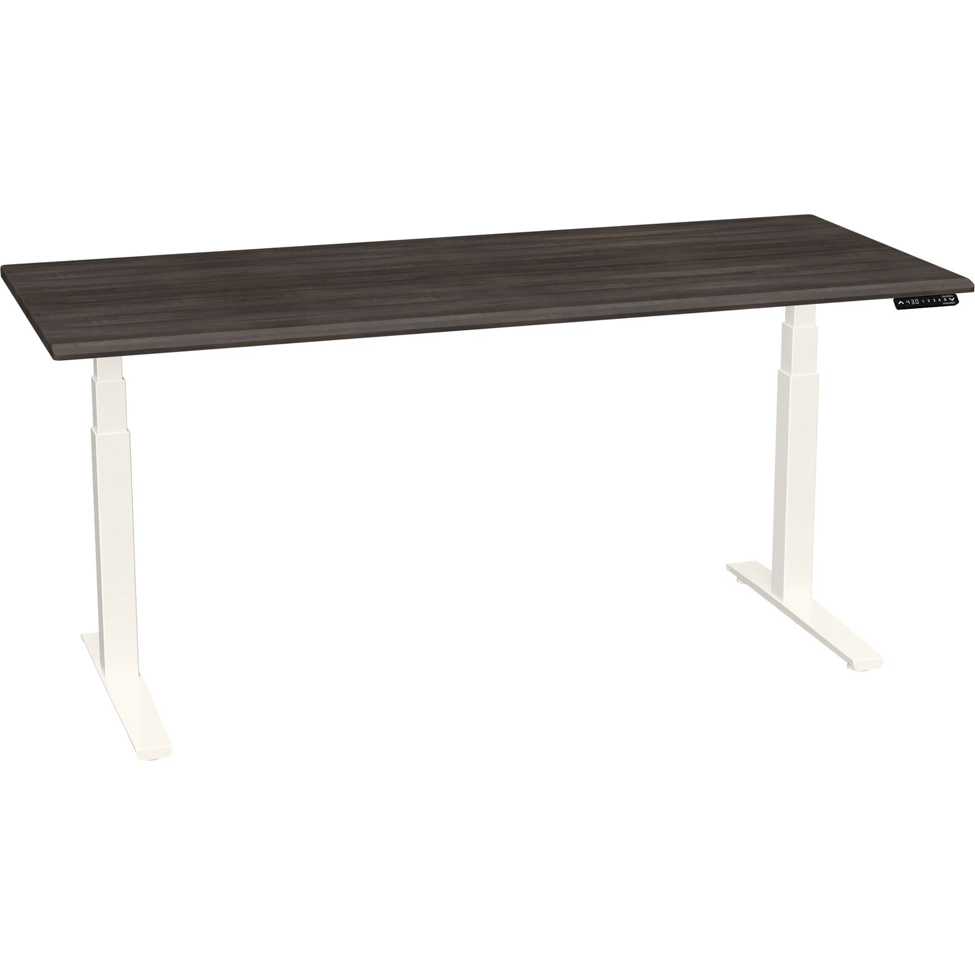 Bureau haut de gamme SmartMoves de 72 po et base réglable en hauteur