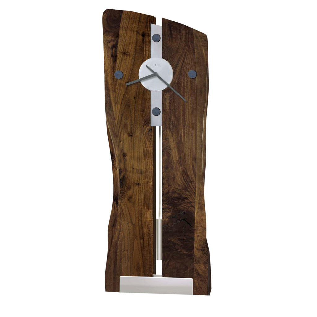 Modern wall clock with a wooden design and minimalist features