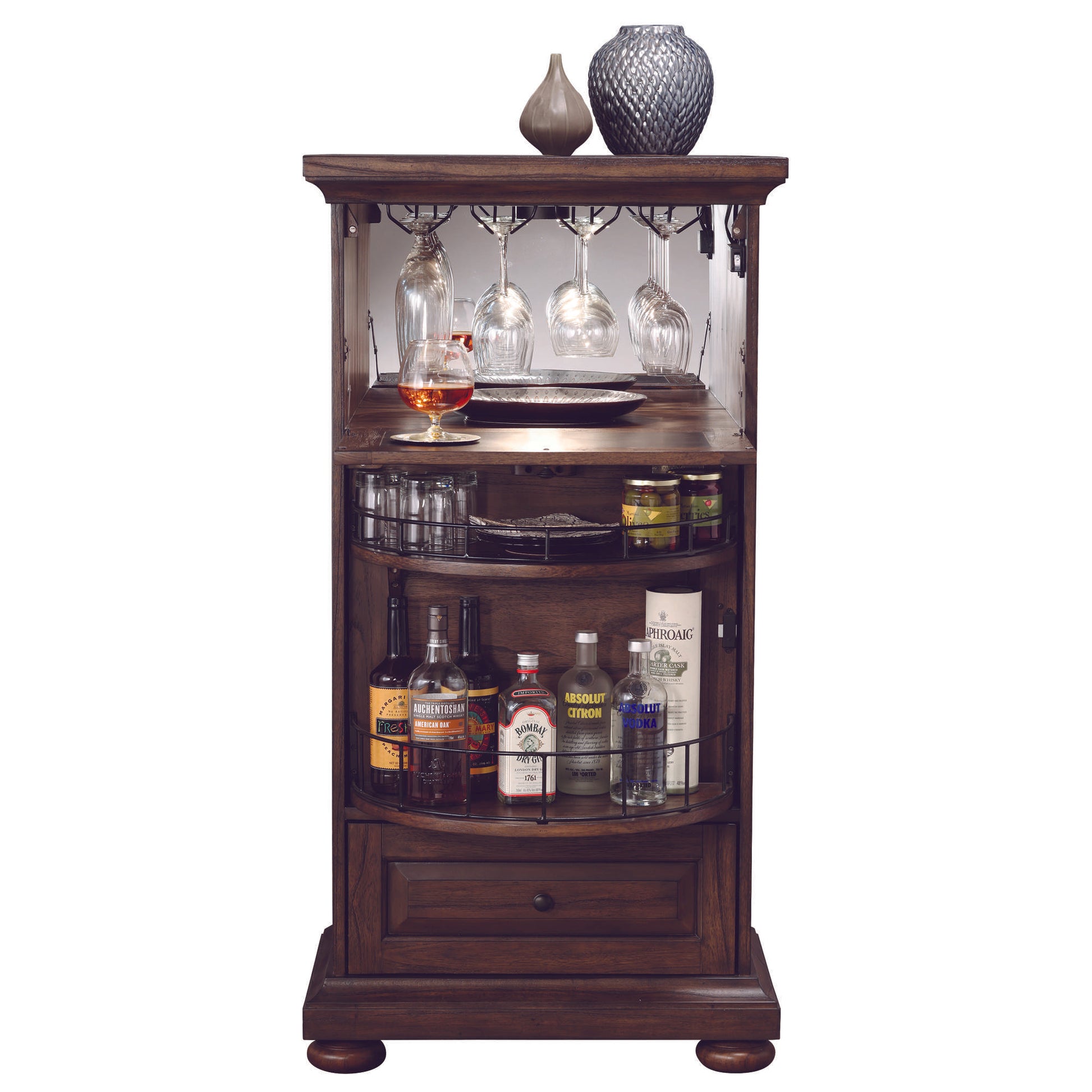 Cognac II Wine and Bar Cabinet