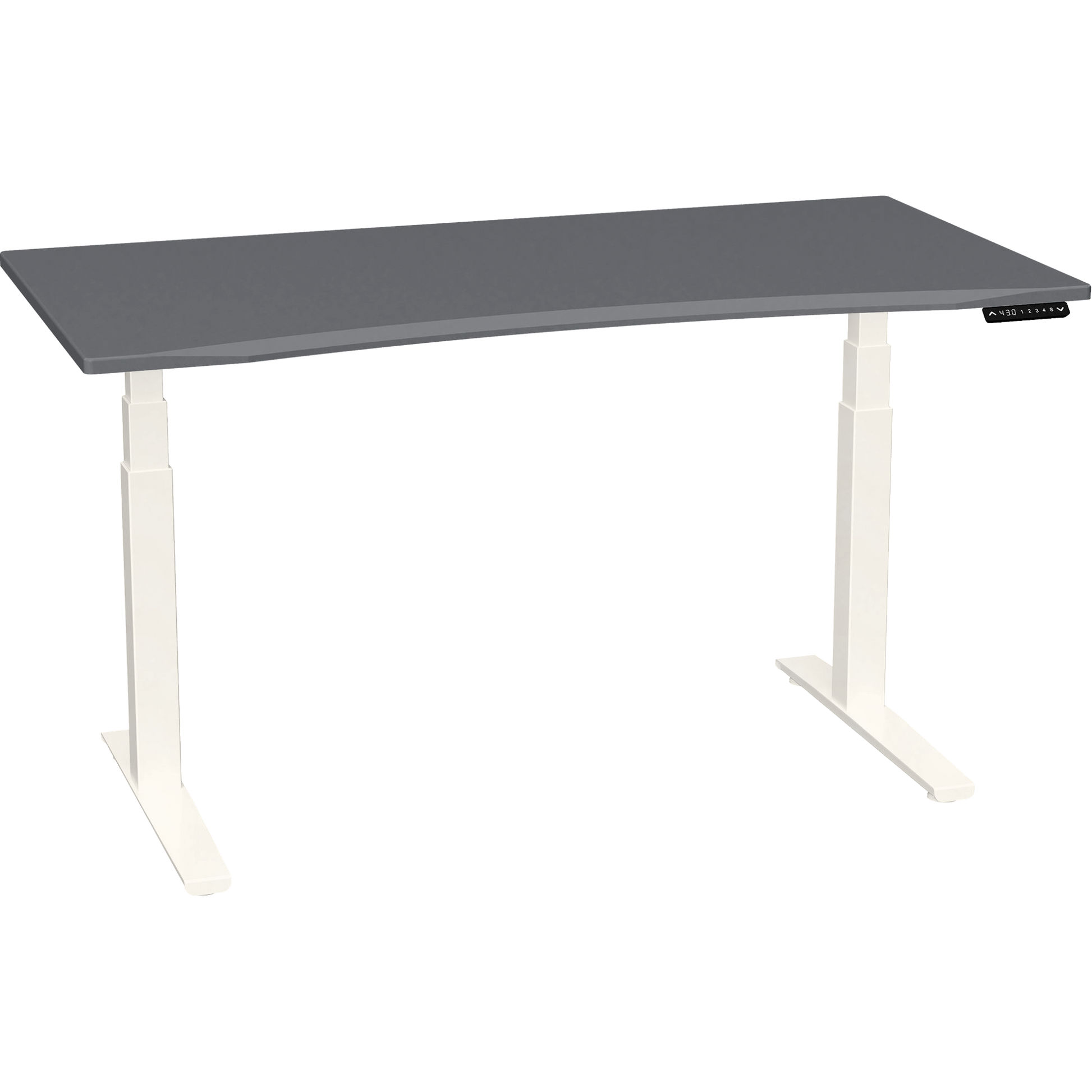 Bureau haut de gamme SmartMoves de 60 po et base réglable en hauteur