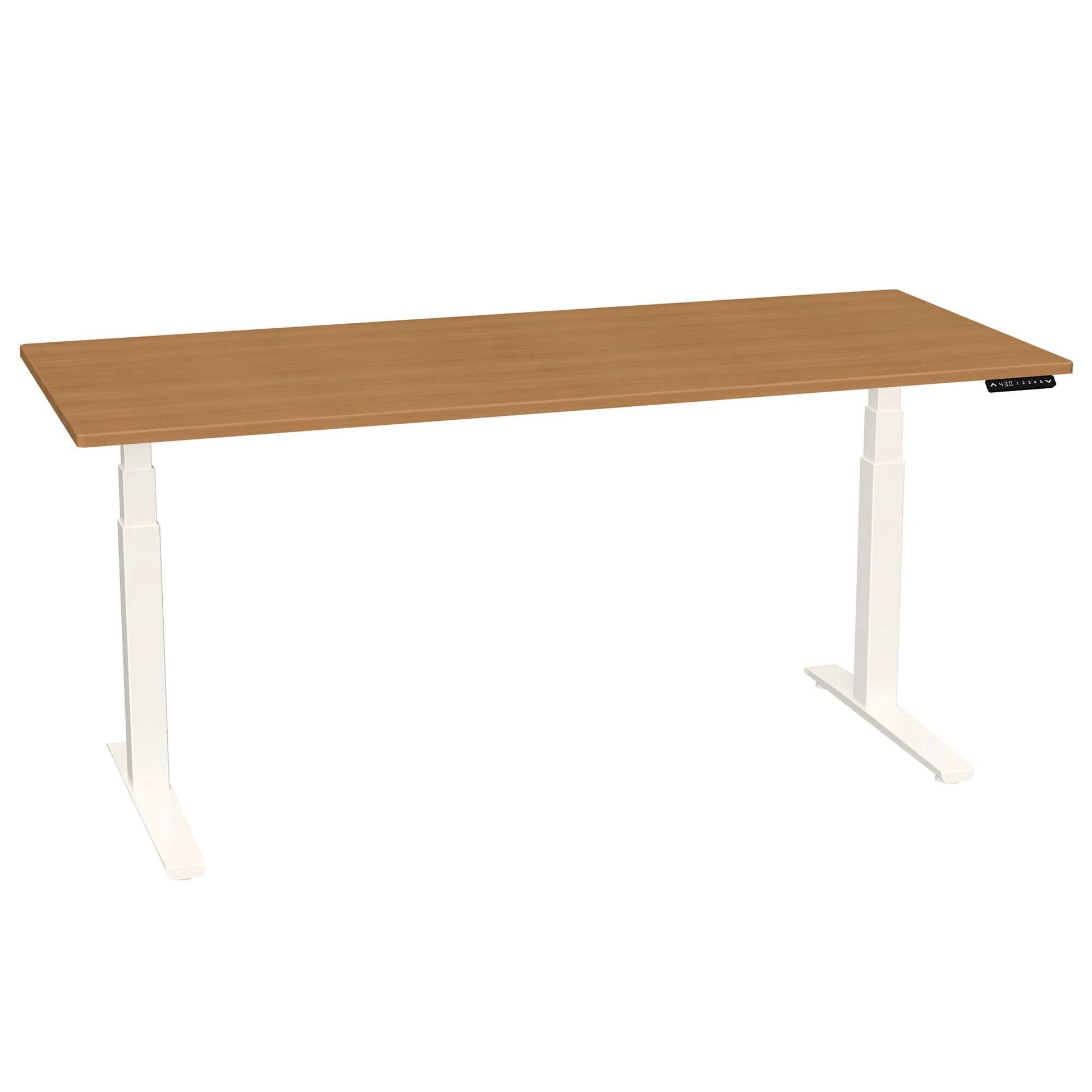 Bureau haut de gamme SmartMoves de 72 po et base réglable en hauteur