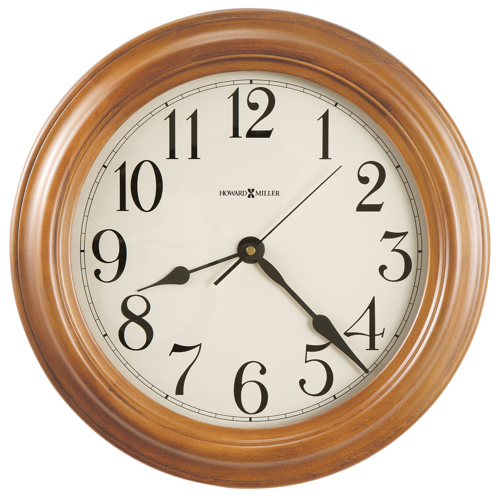 Horloge murale classique en bois massif (finition Beeston)