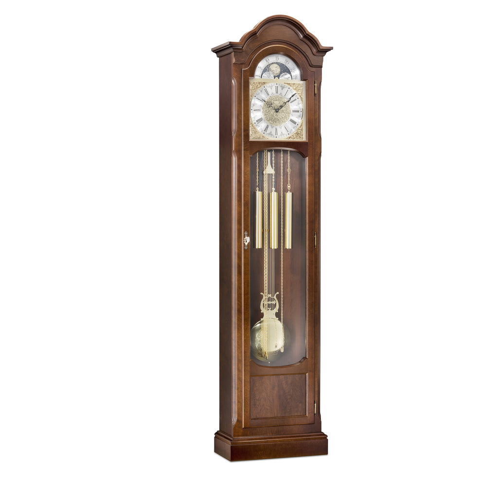 Horloge grand-père classique Kieninger avec porte verrouillable et livraison clé en main