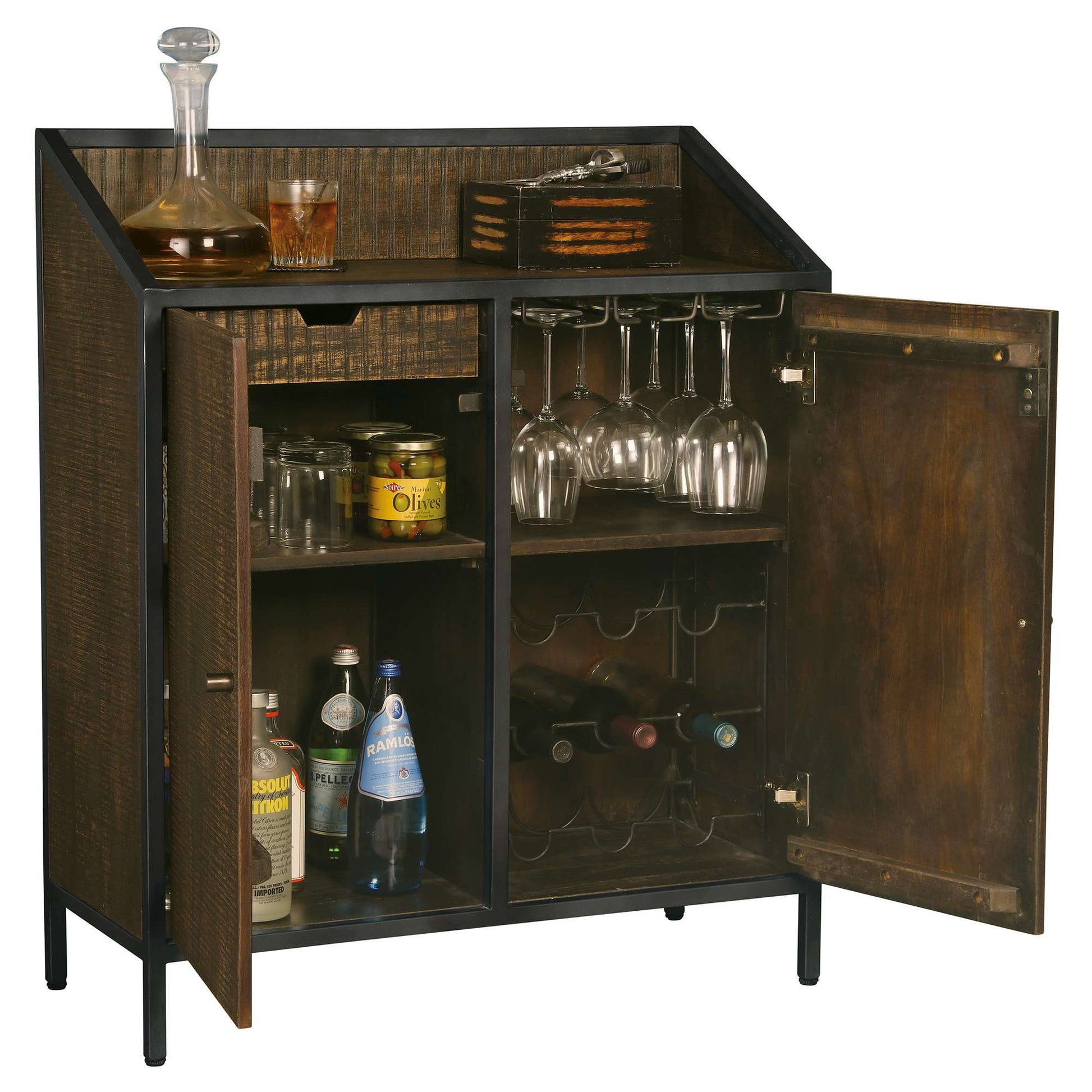 Rare Vintage Wine & Bar Console