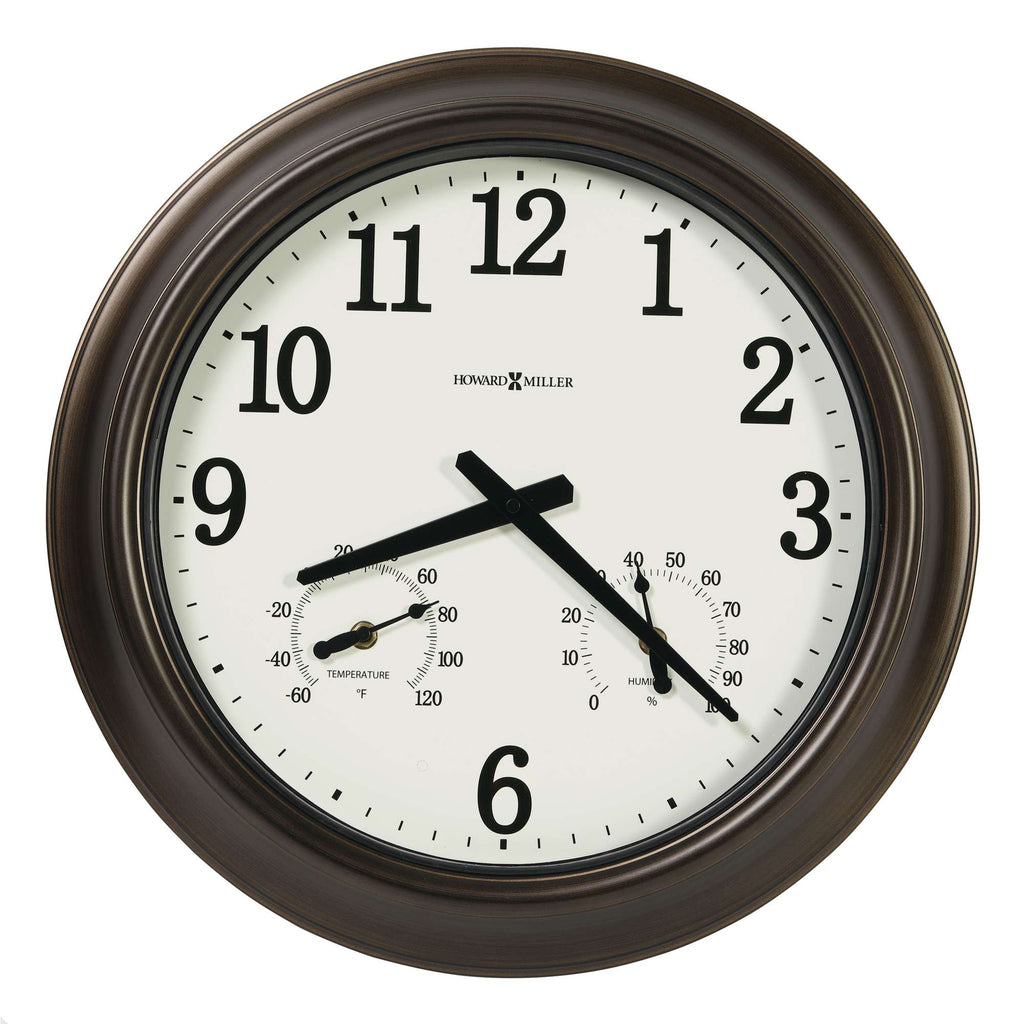 Horloge murale d'extérieur Bayshore
