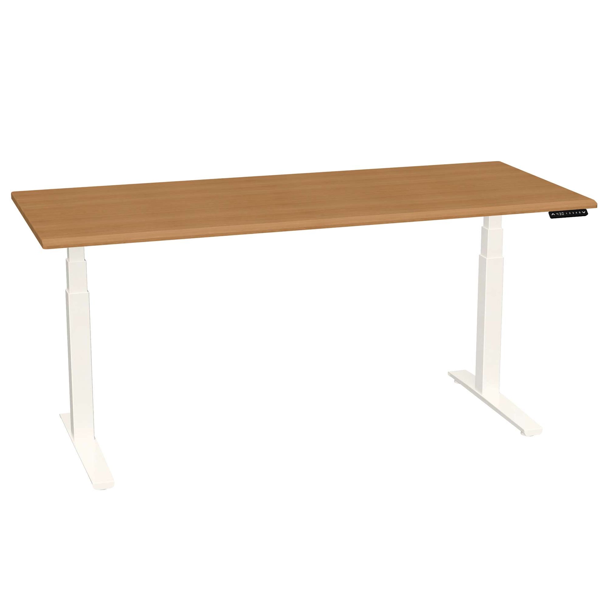 Bureau haut de gamme SmartMoves de 72 po et base réglable en hauteur