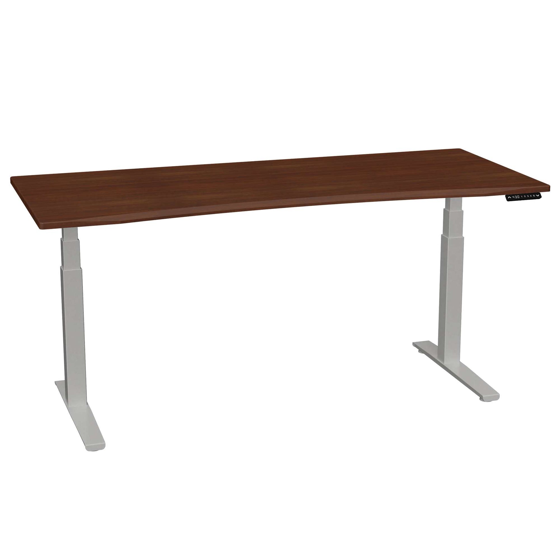 Bureau haut de gamme SmartMoves de 72 po et base réglable en hauteur