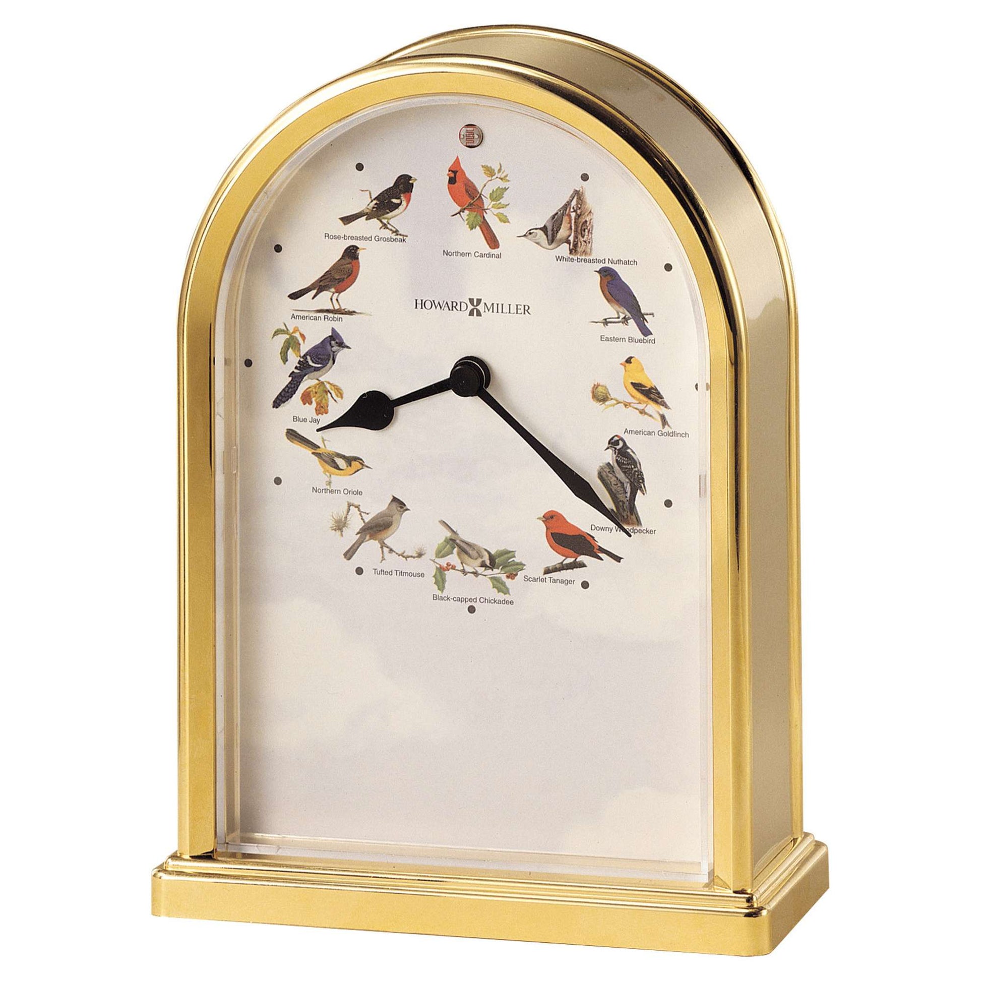 Horloge de table Oiseaux chanteurs d'Amérique du Nord III