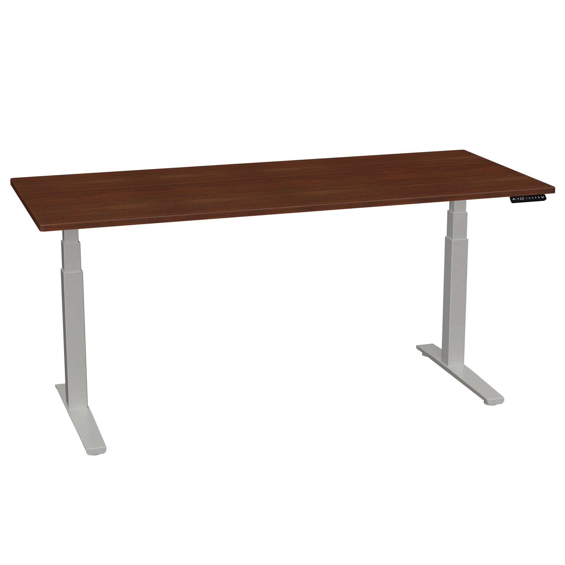 Bureau haut de gamme SmartMoves de 72 po et base réglable en hauteur