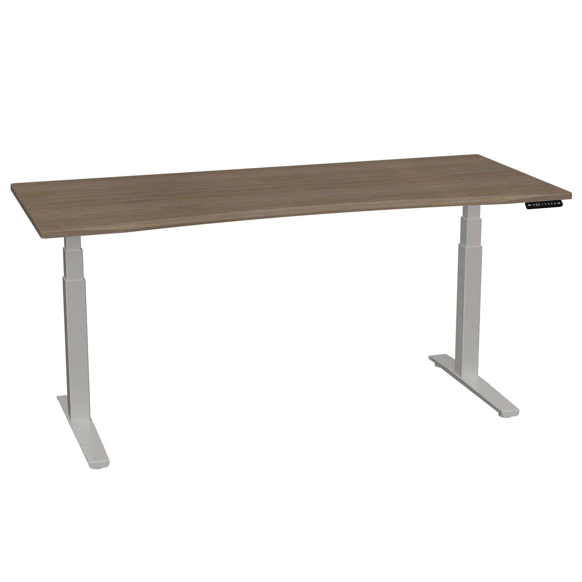 Bureau haut de gamme SmartMoves de 72 po et base réglable en hauteur