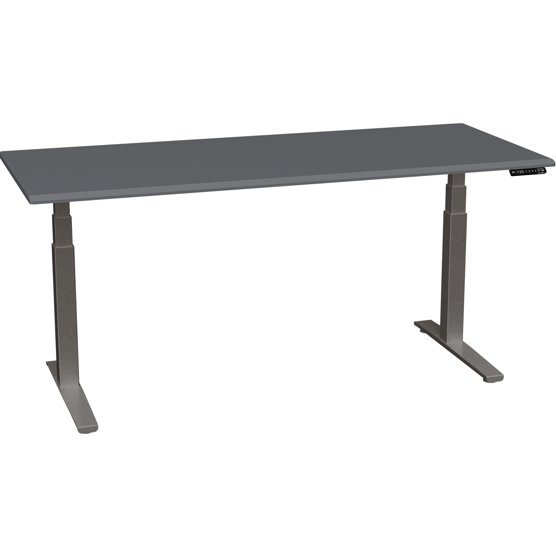 Bureau haut de gamme SmartMoves de 72 po et base réglable en hauteur