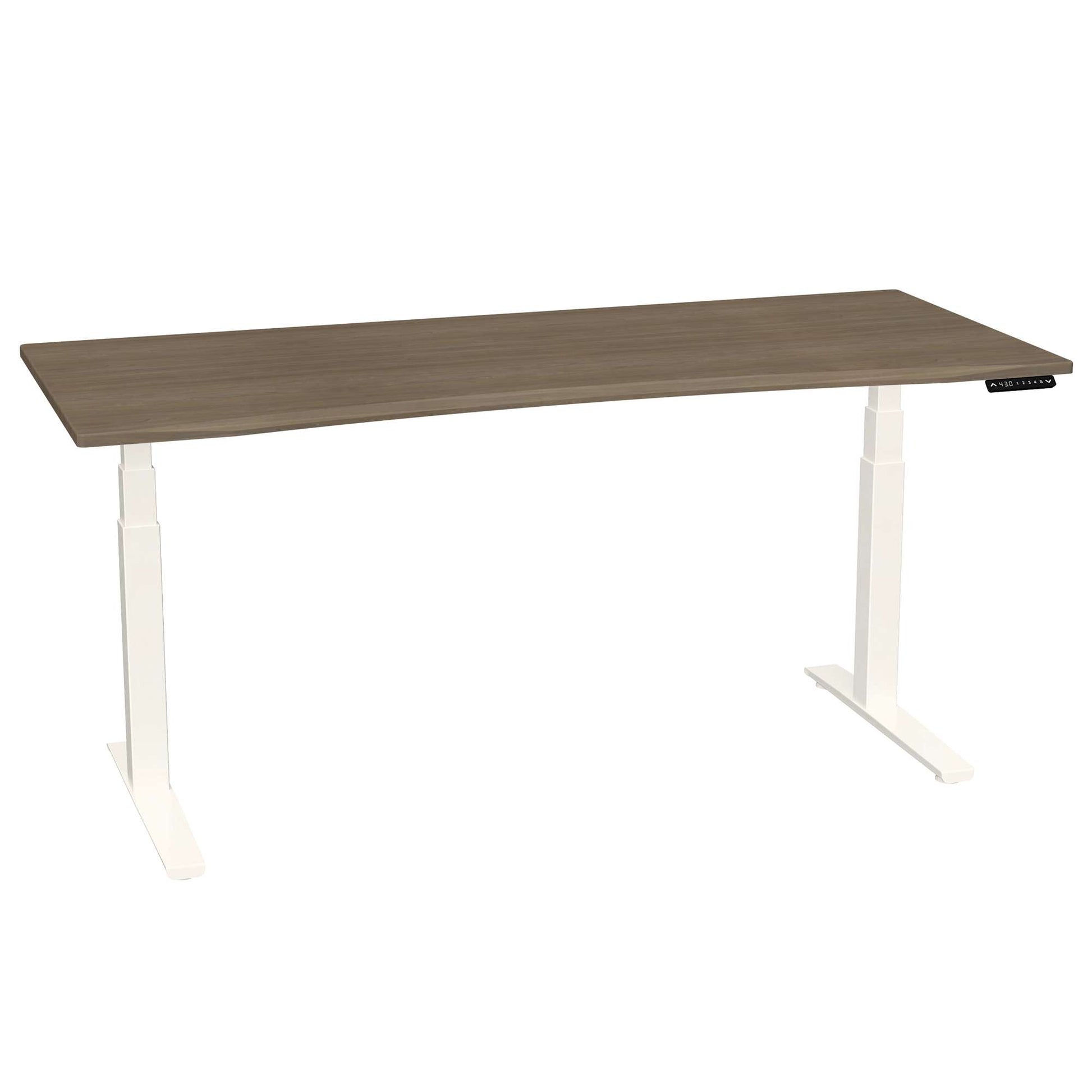 Bureau haut de gamme SmartMoves de 72 po et base réglable en hauteur