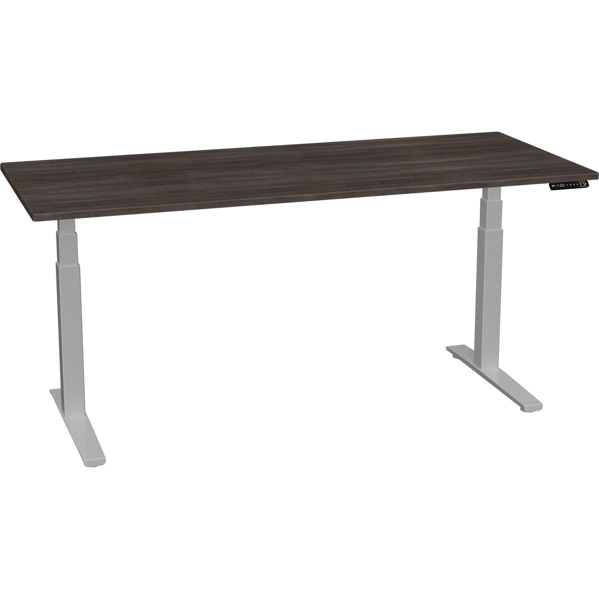 Bureau haut de gamme SmartMoves de 72 po et base réglable en hauteur